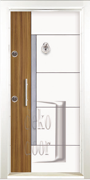 DRL253 double color Laminox Steel Door