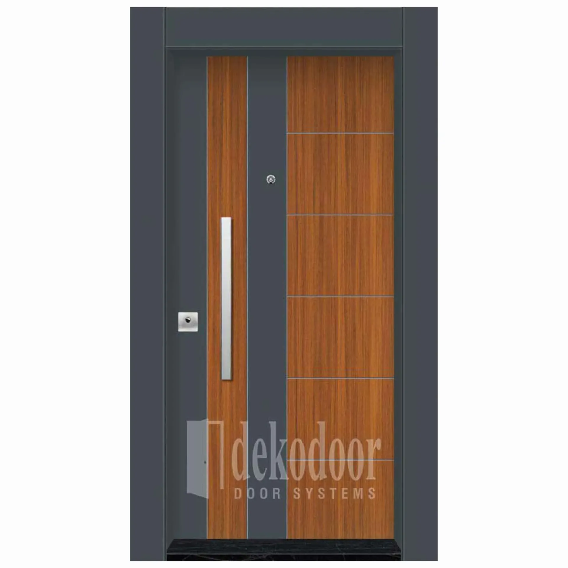 Composite Dual Color Rustic Door DK-4003