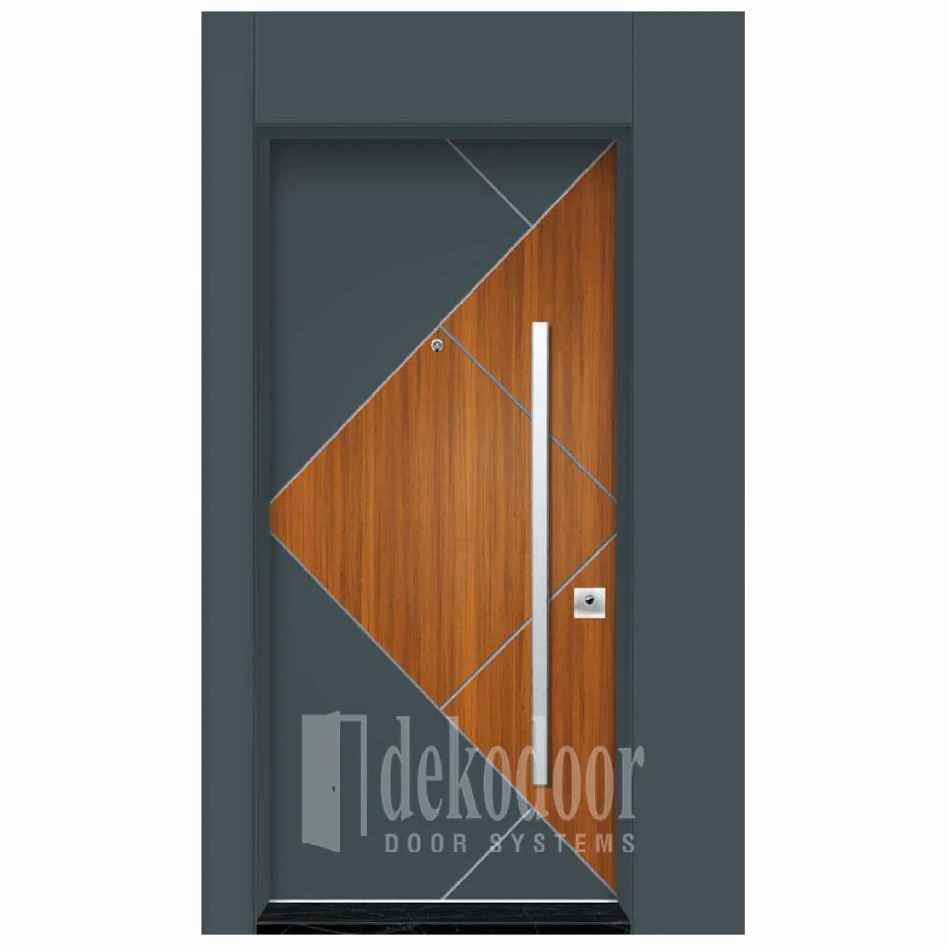 Composite Dual Color Rustic Door DK-4010