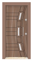 KRL303 Chrome Laminox Steel Door