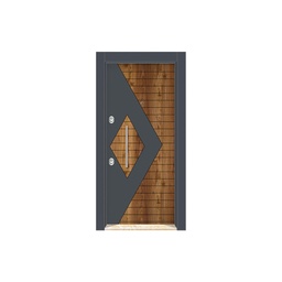 Çift Renk Laminoks çelik kapı DRL 1704